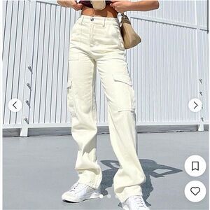 NWT White Fox / Keep Moving Cargo Pants Military Utility Streetwear Gorpcore
